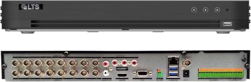LTD8316D-ET 16CH 5MP TVI/AHD/CVI/CVBS & 8CH 4MP IP H.265 Pro+ Deep Learning DVR (1TB HDD Included)