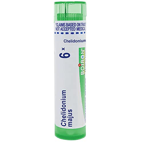 Boiron Chelidonium Majus 6X Md 80 Pellets for Nausea with Right Upper Back Pain