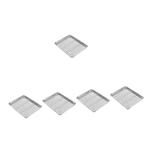 IMIKEYA 10 Pieces Baking Tray Set Baking Pan