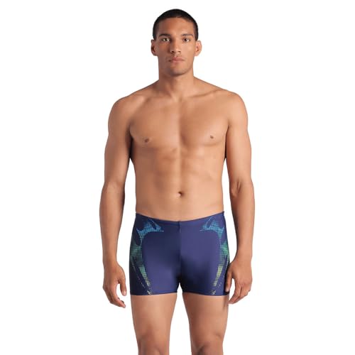 Bañador short arena Feel para hombre Spider Web - Marino