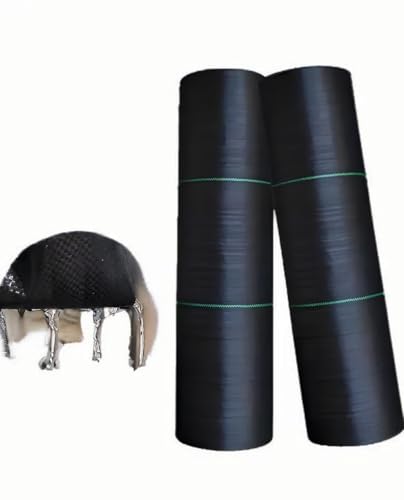 Ypdnsme 防草シート 厚手防草布 除草シート ぼうそうしーと 10年 不織布 透水性と通気性に優れ 経年変化しにくい 家庭菜園 果樹園 野菜畑に適しており 人工芝/砂利/果樹の下にも使用できます (幅3m×長さ100m(ロール全体),新素材PE厚手5