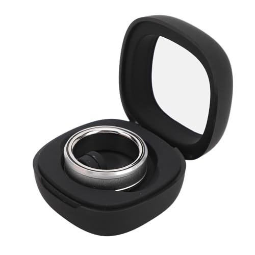Smart Ring, Smart Health Ring. Smart Health Finger Ring with 400mAh Charging Case, Sports Ring Waterproof for Daily Life, Outdoor Sports, Fitness, (Size 23 20.6mm ID for 64.6mm