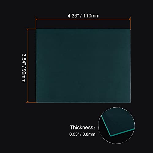 Lente externo para careta de soldar 10 piezas 4.33x3.54 pulg miniatura 2