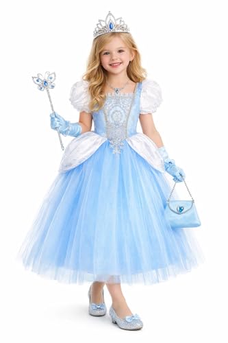 Disfraz Completo de Princesa Cenicienta para Niñas Talla 3T miniatura 2