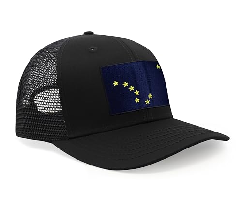 Image of International Tie State Hat for Men and Women, Adjustable Snapback Trucker Baseball Cap with Embroidered Patch