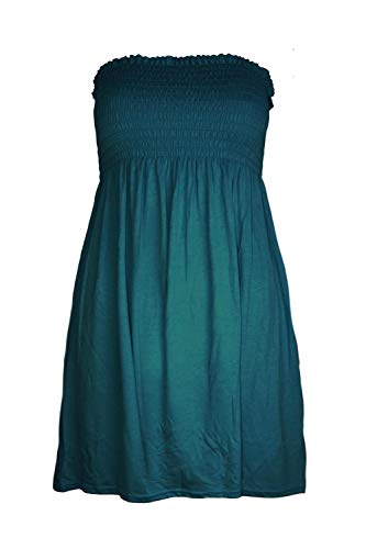 T-shirt fille turquoise Be Jealous vêtement été en coton bleu-vert
