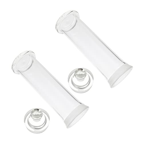 NAMOARLY Specimen Bottle Set Thickened Heat Resistant Lab Sealing Bottle for Liquor and Reagents