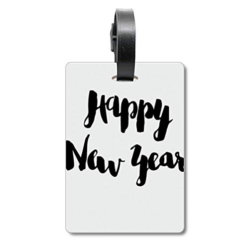 Étiquette de sac Happy New Year pour porte-bagages de voyage