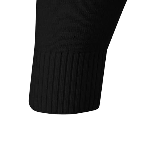 Men's Turtleneck Sweaters Fashion Twisted Knit 1/4 Zipper Stand Collar Long Sleeves Knitwear Pullver Sweater Tops2