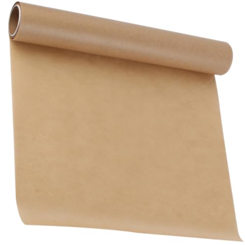 POPETPOP Papel Pergamino para Hornear 10 Metros, Rollo de Papel de Pergamino Doméstico Multifunción, Resistente al Calor y Absorbente de Aceite, Adecuado para Horno, Parrilla y Repostería