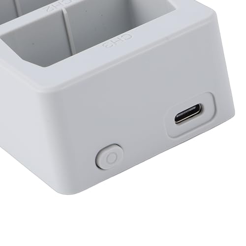 Hamwesh Ładowarka Akumulatorów do Dronów, Koncentrator Szybkiego ładowania USB C z 3 Gniazdami i Wyświetlaczem Monitorowania w Czasie Rzeczywistym PD65W dla Akumulatorów do Dronów Serii