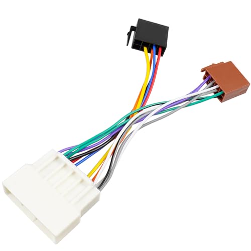 Jayubien Arnés de cable de radio ISO compatible con Honda Accord Civic CRV Odyssey Acura Integra Legend, adaptador de conector de arnés de cableado estéreo de coche de 16 pines