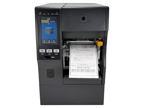 Tekswamp ZT411 Thermal Transfer Label Printer Peel Full Rewind Ethernet Bluetooth USB ZT41142-T410000Z