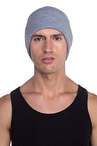 Image of Top Level Beanie Men Women - Unisex Cuffed Plain Skull Knit Hat Cap