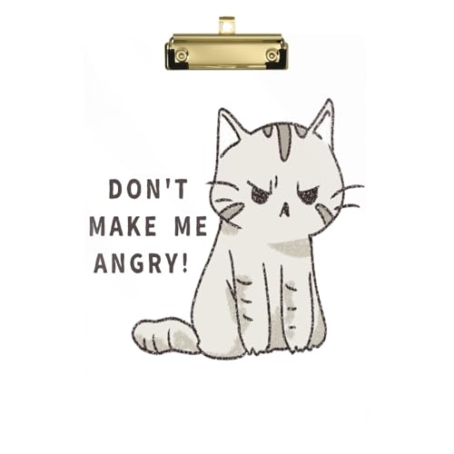 SoreSore クリップボード おもしろ ねこ 猫柄 白 ホワイト クリップファイル A4 用箋挟み 会議パッド クリップホルダー オフィス用品 ファイルボード プレゼント