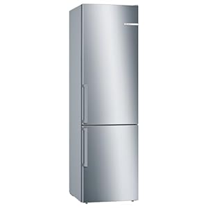 Bosch KGE398IBP, Serie 6, Kühl-Gefrier-Kombination, 201 x 60 cm, 249 L Kühlen & 94 L Gefrieren, LowFrost, BigBox für Gefriergut, längere Frische mit VitaFresh, Leise mit 38 dB, LED, AntiFingerprint