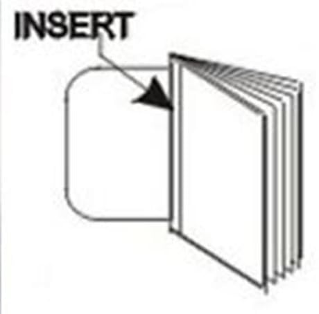 MARSHAL Set of 2-6 Page Plastic Wallet Insert for Trifold Inner Load by Caveilio3