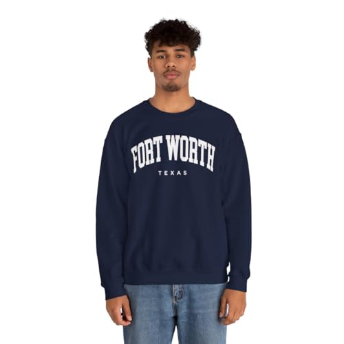 Fort Worth Texas Adult Unisex Crewneck Sweatshirt3