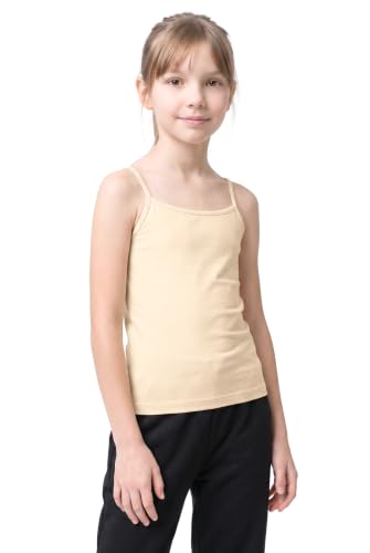 Image of Kurve Girl's Sleeveless Tank Top - Stretch Undershirts Cami Camisole, UV Protective Fabric, Rated UPF 50+ (Made in USA)