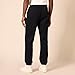 Amazon Essentials Sweatpants for Men, Black Fleece, Closed Bottom, Large (Available in Big and Tall)