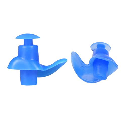 TOVINANNA Silicone Earplugs for Swimming 15 Pairs Ergonomic Waterproof Cord for Swimmers and Divers