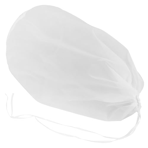 WEKADRIN Sacchetto Filtro Riutilizzabile in Cotone Per Latte Di Noci e Succhi, Filtro Tessuto Fine Cilindrico 30x45 Cm, Resistente Alte Temperature, Per Cucina Domestica e Ristoranti