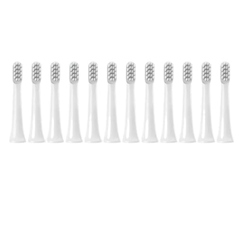 12 testine sostituibili, compatibili con lo spazzolino XIAOMI T100(12White)