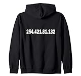 IP Address Funny Meme Silly Doxing Humor Zip Hoodie