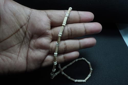 Image of ISKCON VRINDAVAN Original Tulsi Kanthi Mala - Unisex Adult Jaap Chanting Mala from Vrindavan Dham
