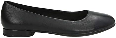 ECCO Women's Anine Ballerina Ballet Flat, black calf, 8-8.5 | Image 3
