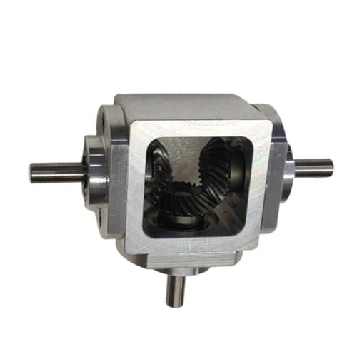Angle Steering 1pcs Small Cross Steering Gearbox 6mm Dual Output Shaft 1:1 Ratio 1 Module 20 Teeth Spiral Bevel Gear Reverse Gearbox Driving Change