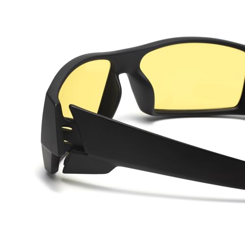 Image of WISTON Z87 Sunglasses Wrap Around Sunglasses for Men Rectangular Safety Glasses UV400 for Sport Working 8231