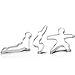 SHANTI NATION - Shanti Bakery II - Ausstechformen mit Yogamotiven - in sch&ouml;nem Karton - super Geschenkidee - zum Backen und Kochen