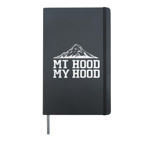 Mt Hood Oregon Hardcover Journal Black