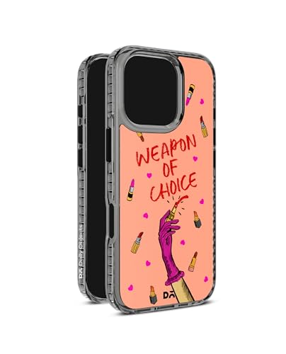 Image of DailyObjects Weapon of Choice Stride 2.0 Magnetic Case Cover Compatible with iPhone 16 Pro Max | Wireless Charging Slim Back Cover | 2 Layer Edge Protection & Shockproof