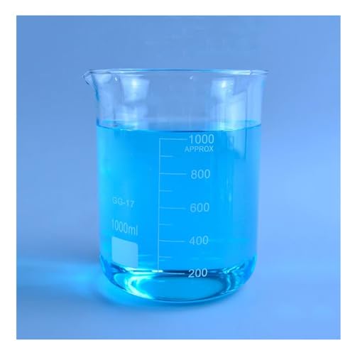 Bécher laboratoire chimie en verre transparent épais 1000ml