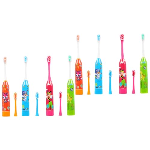 Brosse à dents automatique enfant FOMIYES lot de 8 nettoyeurs électriques imperméables