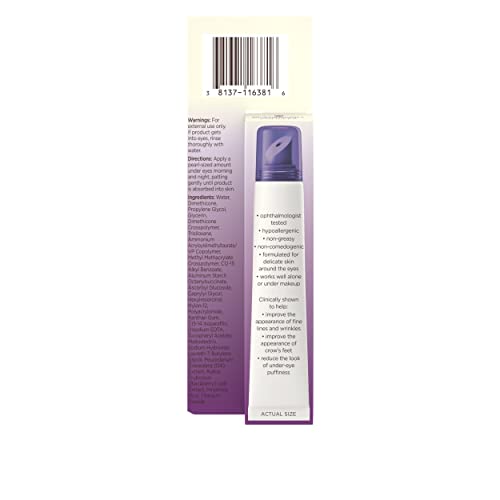 Aveeno 381371163816 Absolutely Ageless 3-In-1 Anti-Wrinkle Eye Cream For Fine Lines & Wrinkles, Crows Feet thumb #12