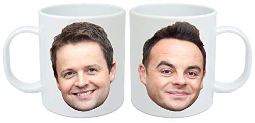 Partybitz Ant and Dec Heads 11oz Ceramic Mug