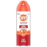 OFF! Active Repelente de Mosquitos en Aerosol, Resistente al Sudor, 170g