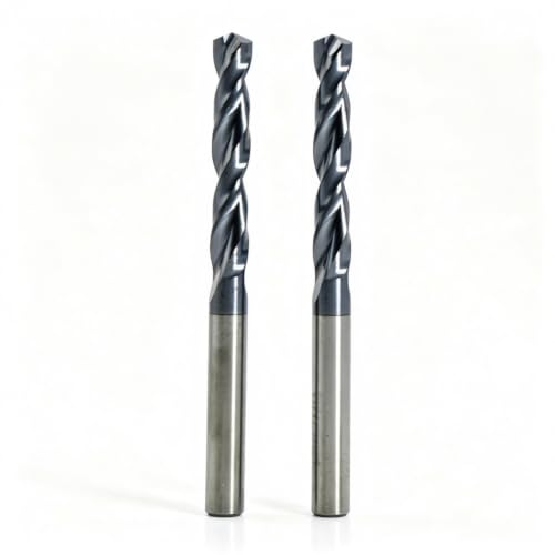 Image of 5 /32 Carbide Drill Bit Hardened Steel Aluminum Metal Solid Tungsten Drill 2PCS