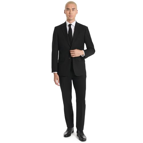 Calvin Klein Slim Fit Suit Separate Jacket, Black, 5 Regular