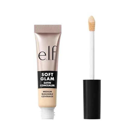 e.l.f. Soft Glam Satin Concealer, Medium Coverage For Blemishes & Under-Eye, Crease-Resistant, Long Lasting, Vegan & Cruelty-Free, 11 Fair Neutral