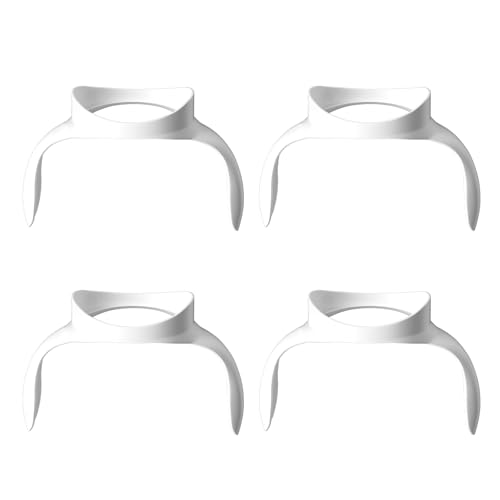 Baby Bottle Handles for Mam Bottles, Bottle Holder for Baby Self Feeding, Bottle Feeding Holder, White, Pack of 4
