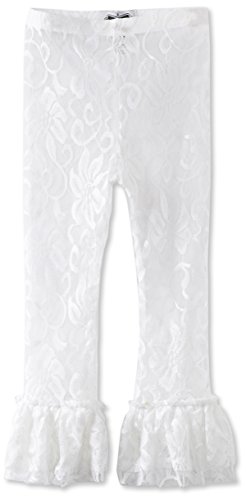 Mud Pie Little Girls' Lace Ruffle Legging