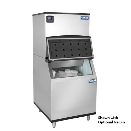 Kratos Ice Machine Features: Programmable Digital Controls, Hinged Front Panel, Digital Screen, Automatic Cleaning Cycle