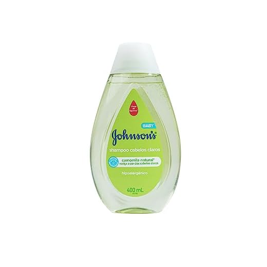 Johnson's Baby Shampoo Para Bebê Para Cabelos Claros, 400ml