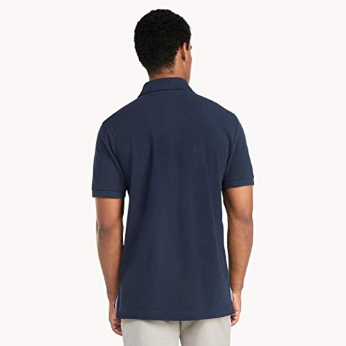 Image of Tommy Hilfiger Men's Short Sleeve Cotton Pique Polo Shirt in Classic Fit