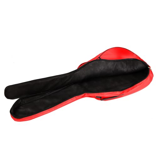 moosiker Acoustic Guitar Gig Bag Water-resistent Case (Red, 41inch) - Thumbnail 6