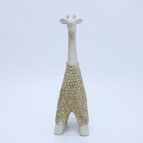 Estatua de jirafa abstracta decorativa moderna miniatura 7